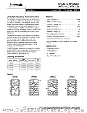 HFA3128 datasheet pdf Intersil