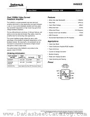 HA5023 datasheet pdf Intersil