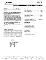 HFA1145 datasheet pdf Intersil