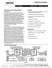 HSP50210 datasheet pdf Intersil