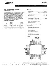 HI5628 datasheet pdf Intersil