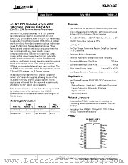 ISL8563E datasheet pdf Intersil