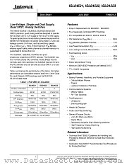 ISL84522 datasheet pdf Intersil