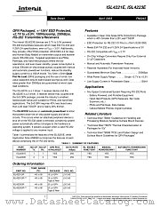 ISL4221E datasheet pdf Intersil