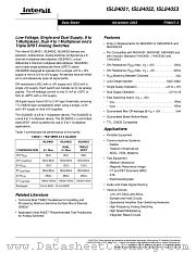 ISL84051 datasheet pdf Intersil