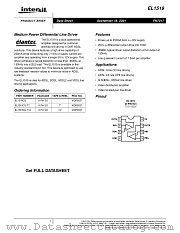 EL1519 datasheet pdf Intersil