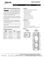 EL5174 datasheet pdf Intersil