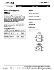 EL5133 datasheet pdf Intersil