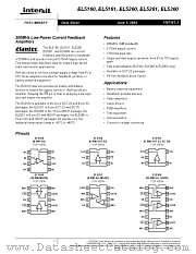 EL5360 datasheet pdf Intersil