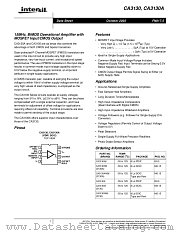 CA3130A datasheet pdf Intersil