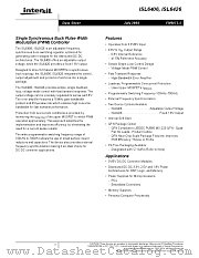 ISL6426 datasheet pdf Intersil