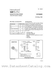 10YQ045 datasheet pdf International Rectifier