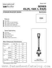 150KR40A datasheet pdf International Rectifier