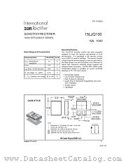 15LJQ100 datasheet pdf International Rectifier