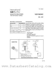 16SYQ030C datasheet pdf International Rectifier