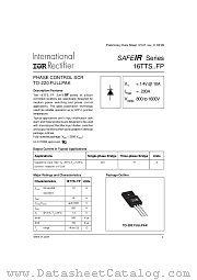 16TTS12FP datasheet pdf International Rectifier