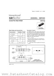 203DMQ080 datasheet pdf International Rectifier