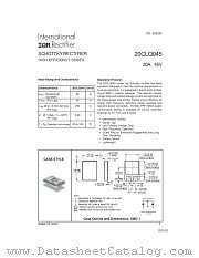 20CLQ045 datasheet pdf International Rectifier