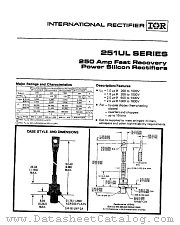 251UL140S15 datasheet pdf International Rectifier