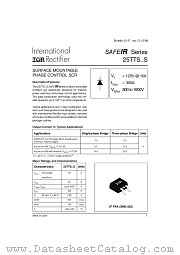 25TTS16STRR datasheet pdf International Rectifier