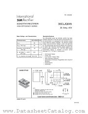 30CLJQ045 datasheet pdf International Rectifier