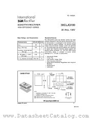 30CLJQ100 datasheet pdf International Rectifier