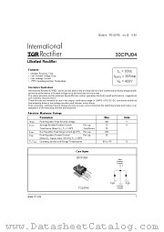 30CPU04PBF datasheet pdf International Rectifier