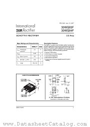 30WQ03F datasheet pdf International Rectifier