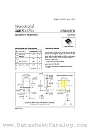 30WQ06FNTR datasheet pdf International Rectifier