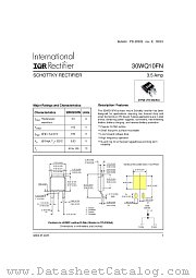 30WQ10FN datasheet pdf International Rectifier