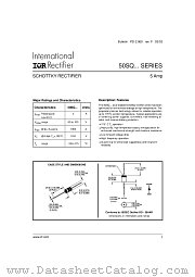 50SQ080TR datasheet pdf International Rectifier