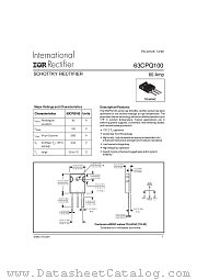 63CPQ100 datasheet pdf International Rectifier