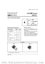 85EPS08 datasheet pdf International Rectifier