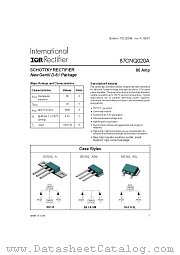 87CNQ020A datasheet pdf International Rectifier