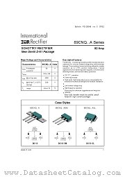 89CNQ150ASM datasheet pdf International Rectifier