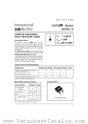 8EWS08STR datasheet pdf International Rectifier