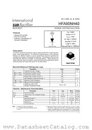 HFA90NH40 datasheet pdf International Rectifier