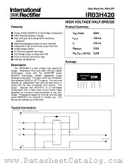 IR03H420 datasheet pdf International Rectifier