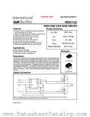 IR2011 datasheet pdf International Rectifier