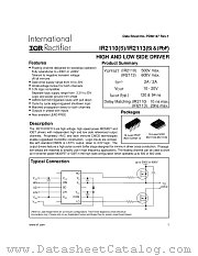 IR2113PBF datasheet pdf International Rectifier