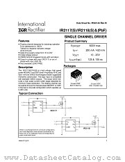 IR2118SPBF datasheet pdf International Rectifier