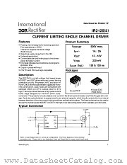 IR2125STR datasheet pdf International Rectifier