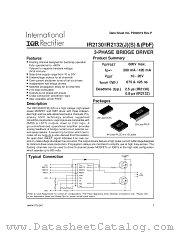 IR2130PBF datasheet pdf International Rectifier