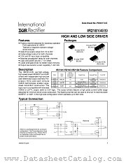 IR2180 datasheet pdf International Rectifier