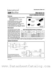 IR2183 datasheet pdf International Rectifier