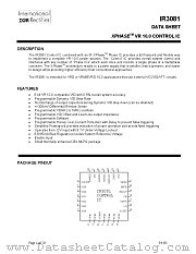 IR3081 datasheet pdf International Rectifier