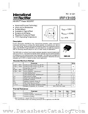 IRF1310S datasheet pdf International Rectifier