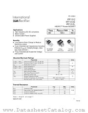 IRF1312 datasheet pdf International Rectifier