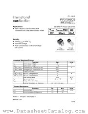 IRF3709ZCL datasheet pdf International Rectifier