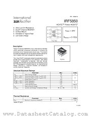 IRF5850 datasheet pdf International Rectifier